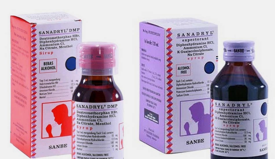 Perbedaan Sandryl DMP dan Sanadryl Expectorant